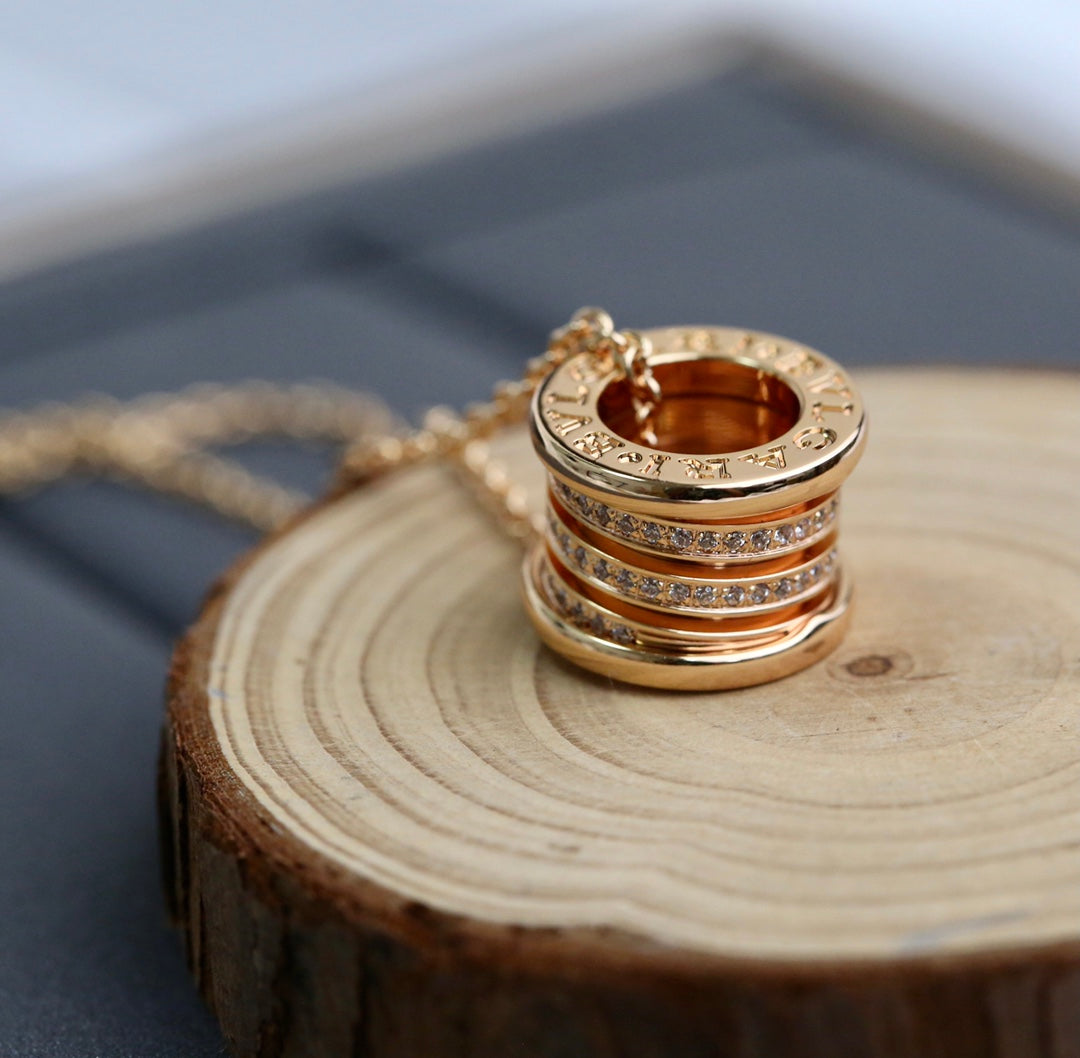 [Psychic Jewelrys]ZERO 1 PINK GOLD DIAMOND NECKLACE