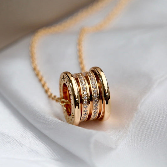 [Psychic Jewelrys]ZERO 1 PINK GOLD DIAMOND NECKLACE