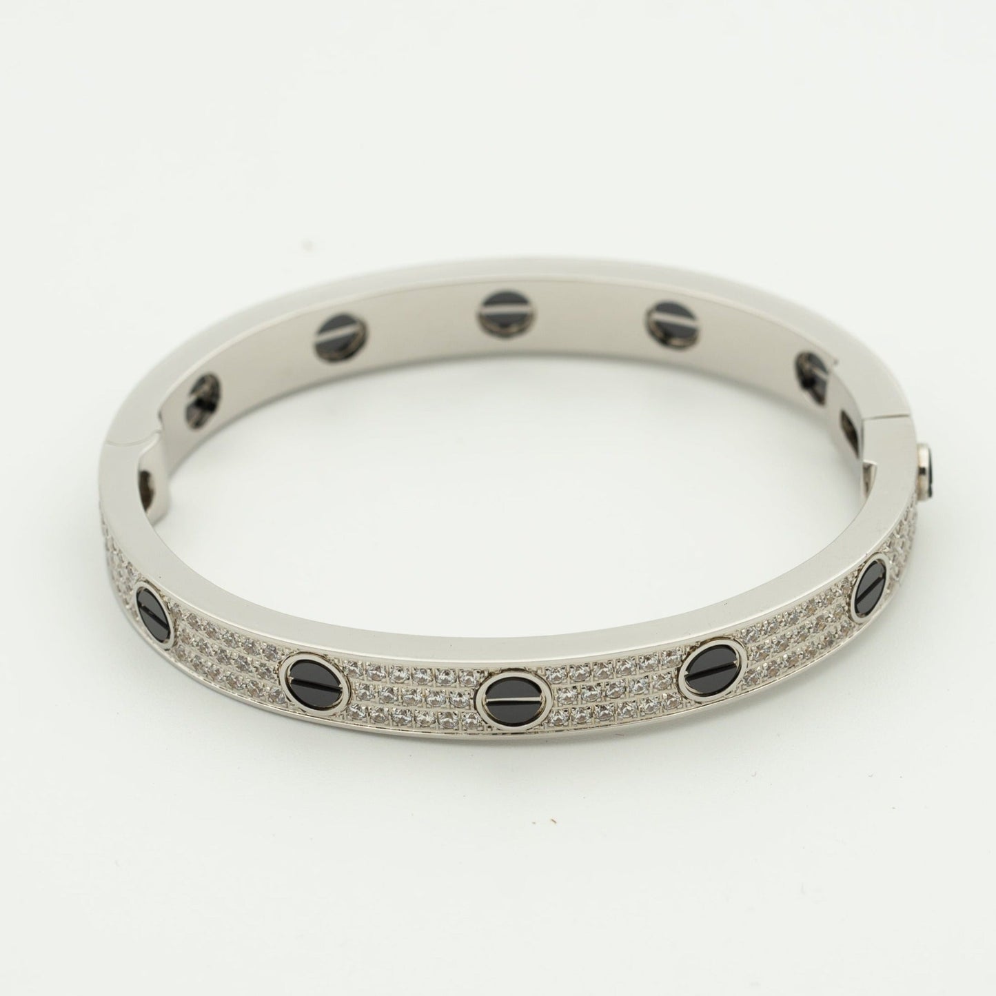 [Psychic Jewelrys]LOVE BRACELET 6.1MM DIAMOND-PAVED CERAMIC