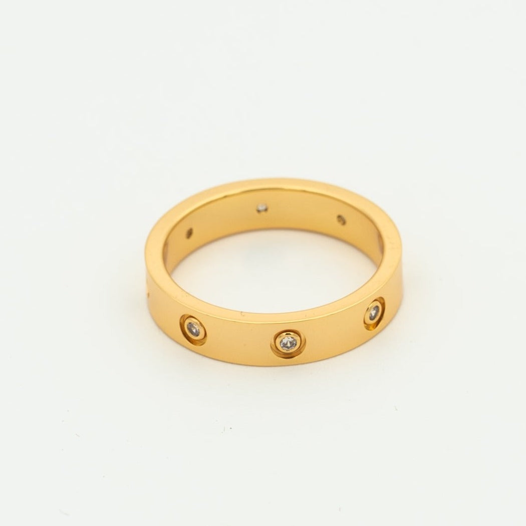 [Psychic Jewelrys]LOVE RING 3.6MM 8 DIAMONDS