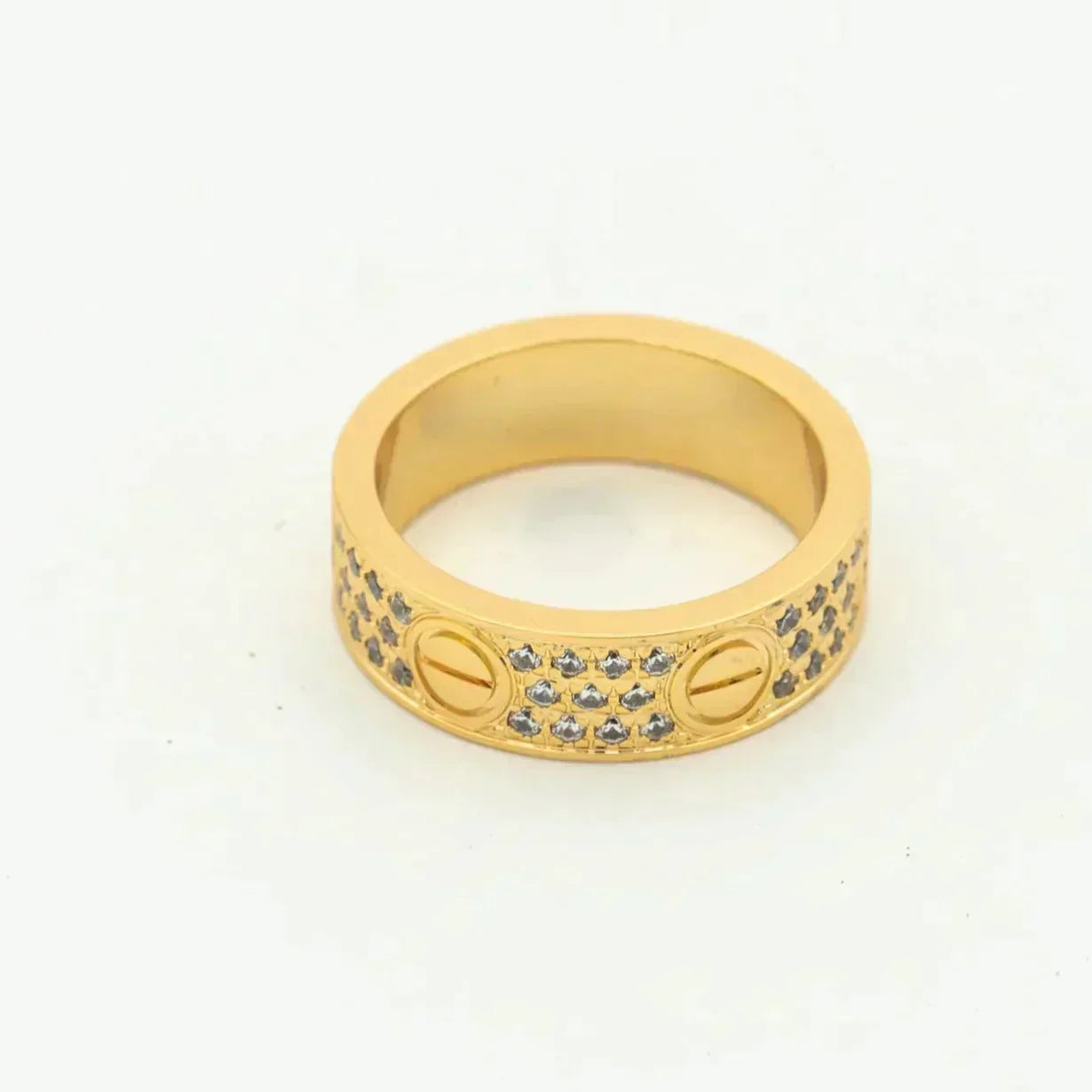 [Psychic Jewelrys]LOVE RING 5.5MM DIAMONDS PAVED