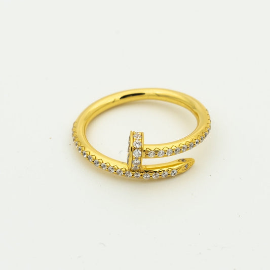 [Psychic Jewelrys]JUSTE RING 1.8MM GOLD DIAMONDS