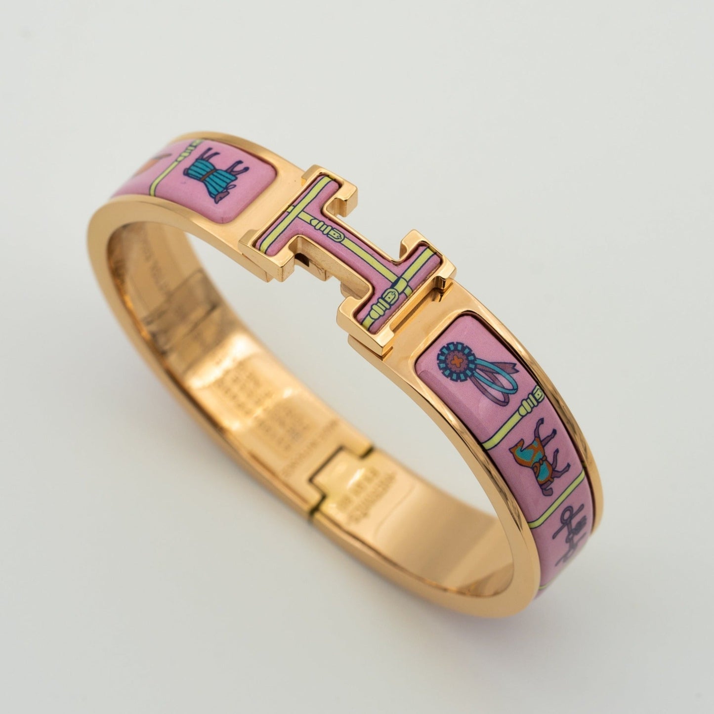 [Psychic Jewelrys]H PINK GOLD BRACELET PINK CERAMIC