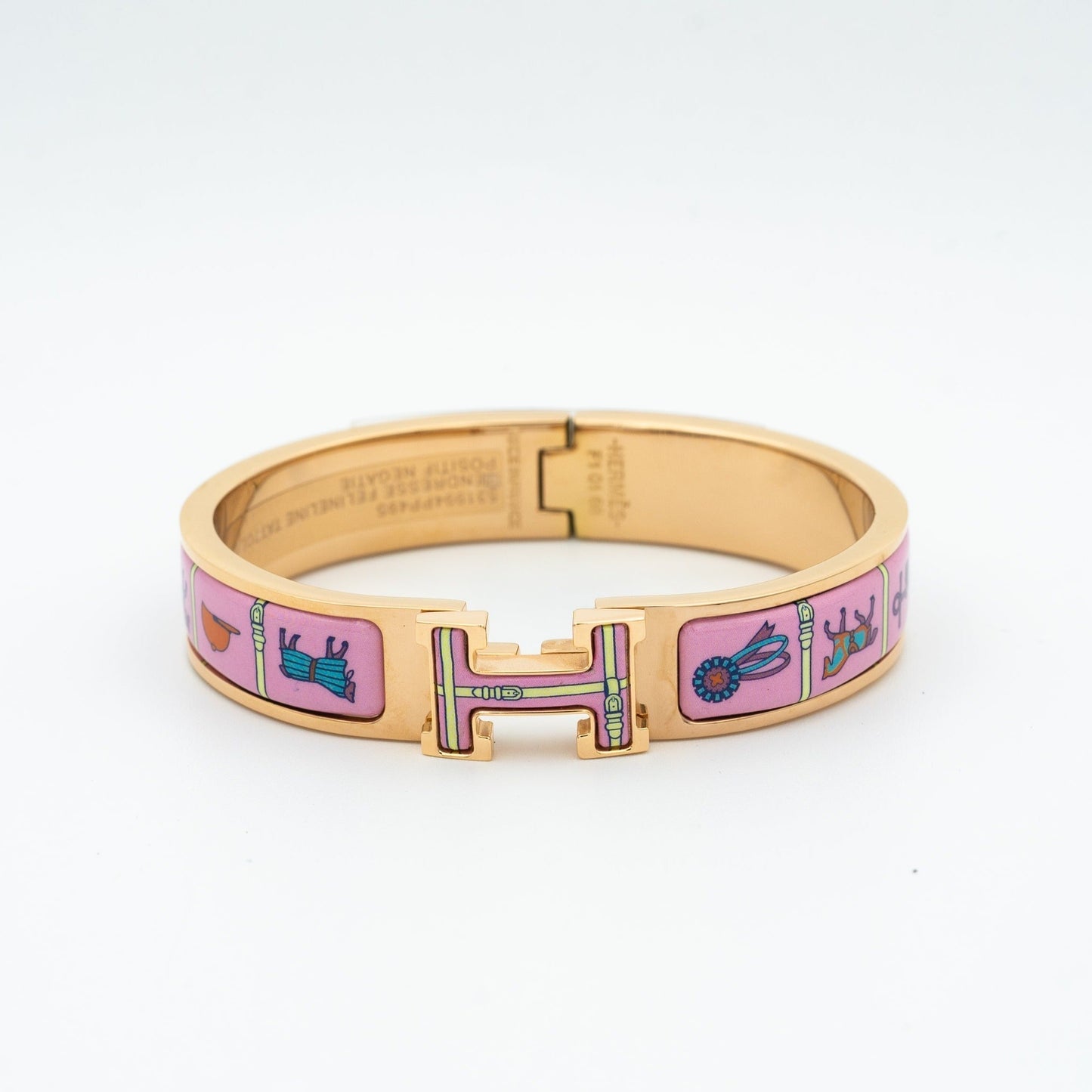 [Psychic Jewelrys]H PINK GOLD BRACELET PINK CERAMIC