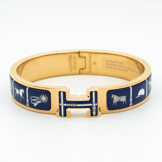 [Psychic Jewelrys]H BRACELET BLUE CERAMIC