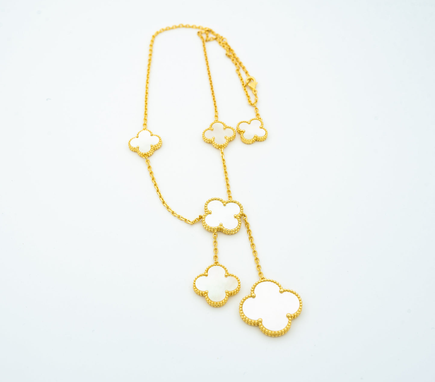 [Psychic Jewelrys]CLOVER MOTHER OF PEARL NECKLACE 6 MOTIF