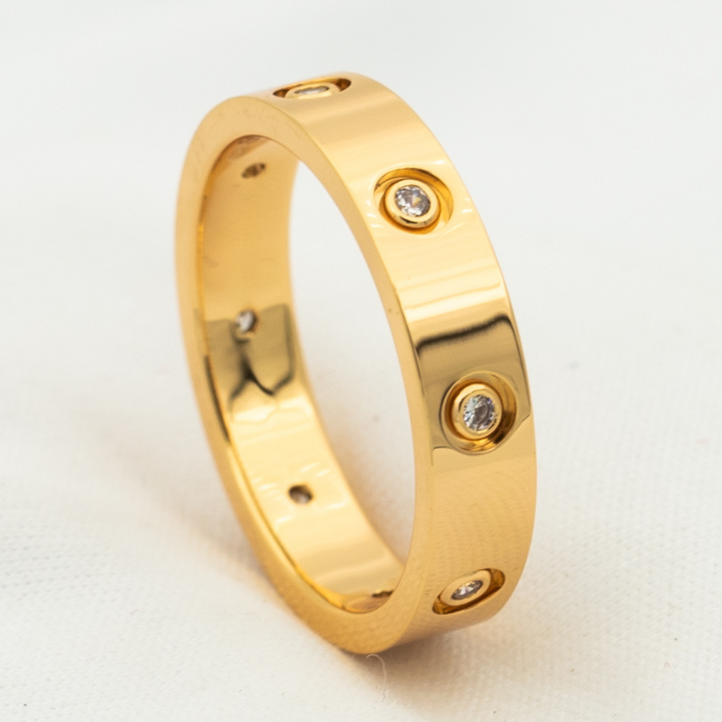 [Psychic Jewelrys]LOVE RING 3.6MM 8 DIAMONDS