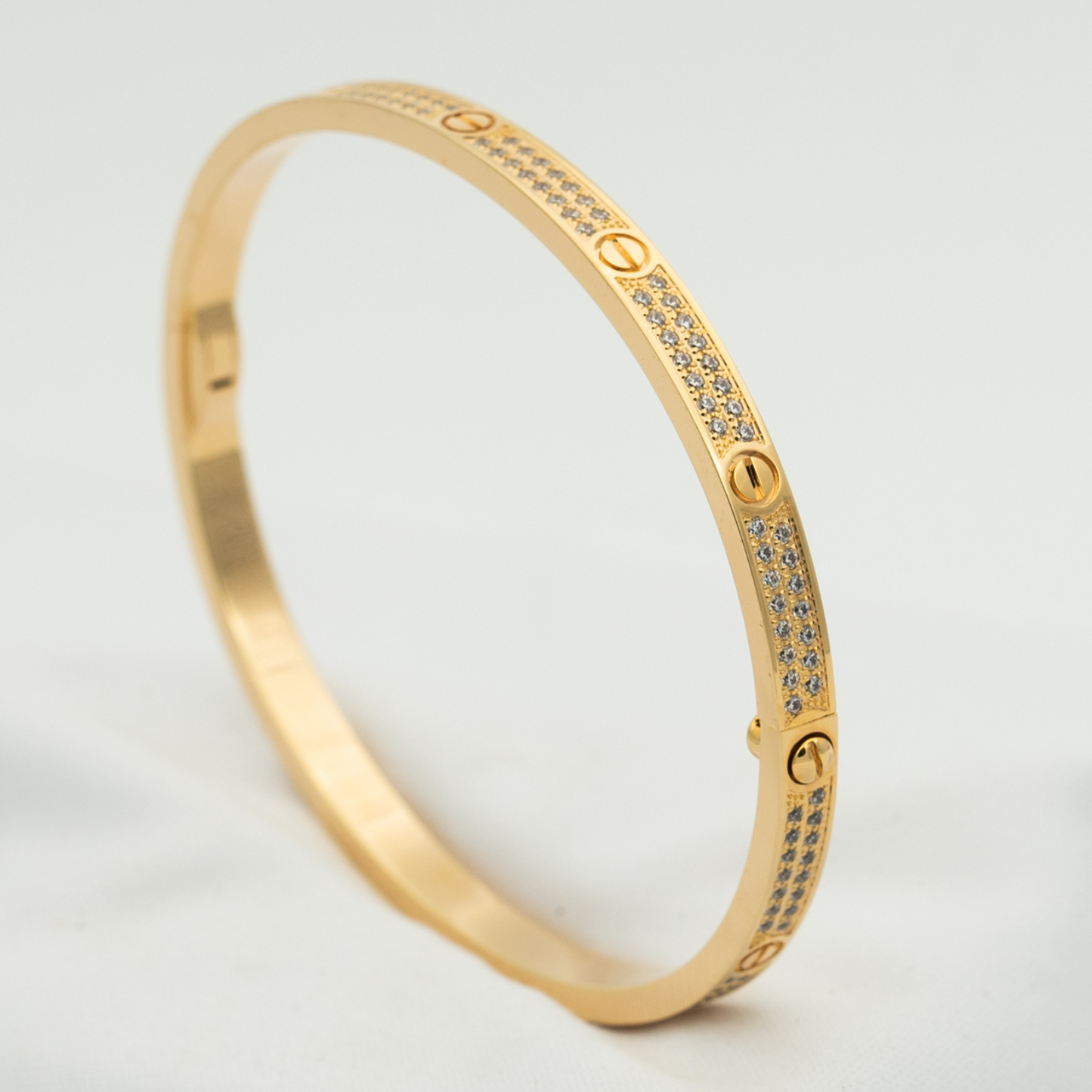 [Psychic Jewelrys]LOVE BRACELET 3.65MM DIAMOND-PAVED