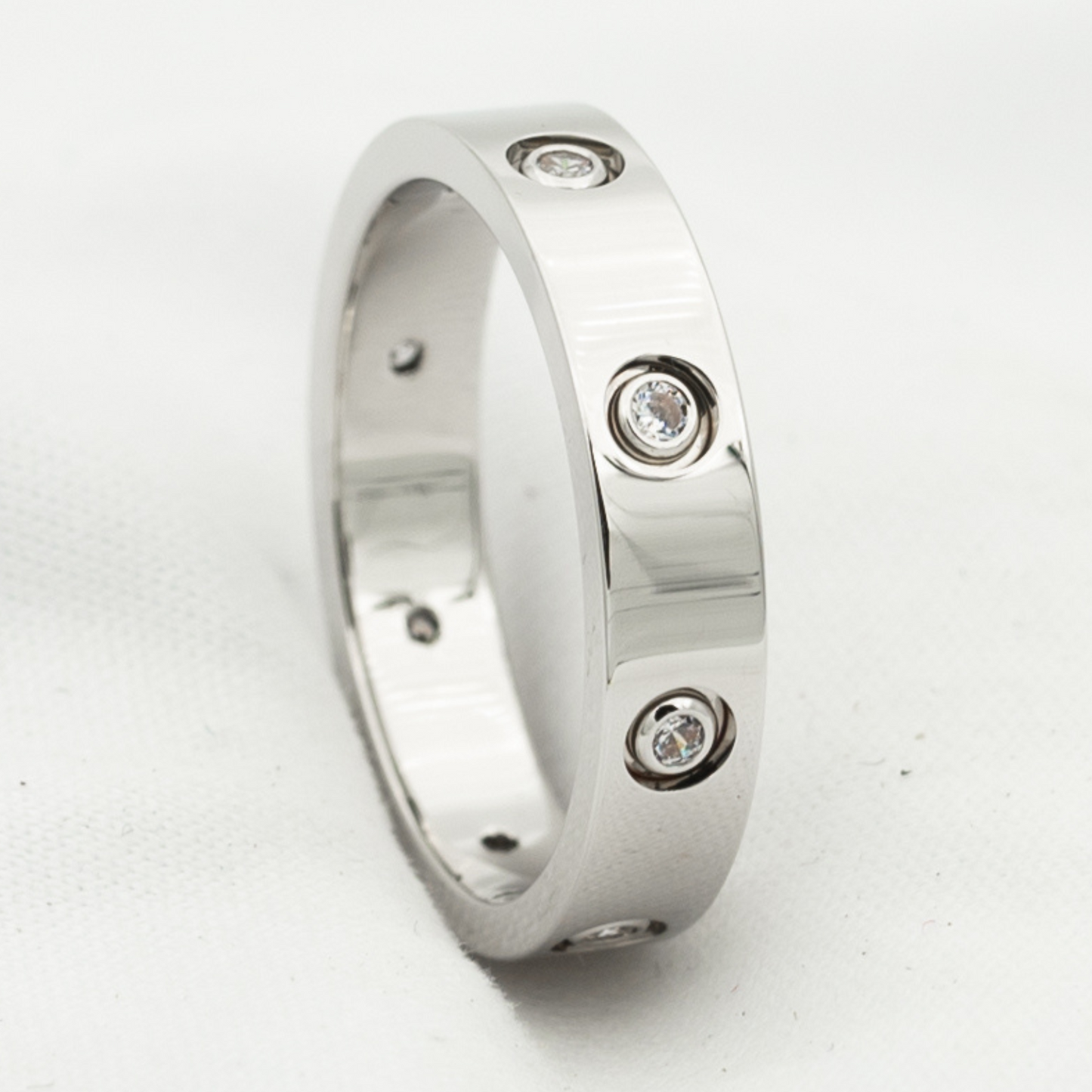 [Psychic Jewelrys]LOVE RING 3.6MM 8 DIAMONDS