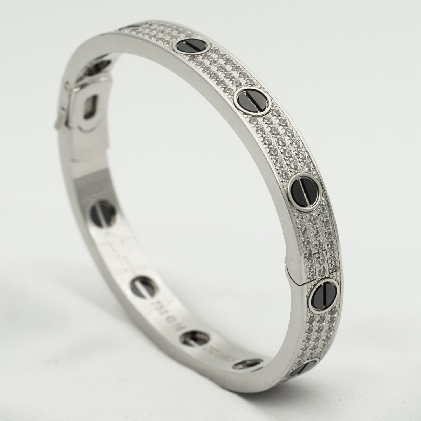 [Psychic Jewelrys]LOVE BRACELET 6.1MM DIAMOND-PAVED CERAMIC