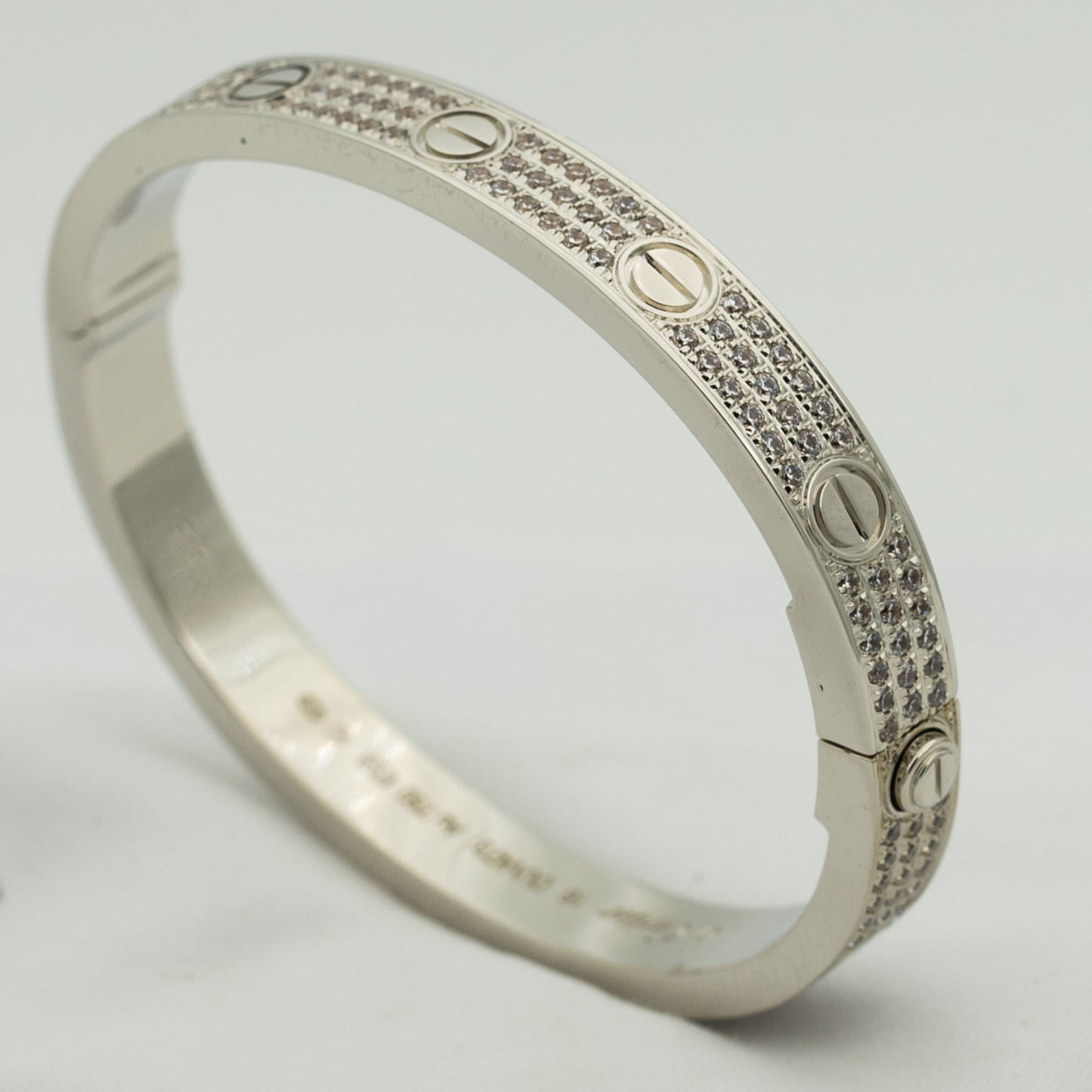 [Psychic Jewelrys]LOVE BRACELET 6.1MM DIAMOND-PAVED
