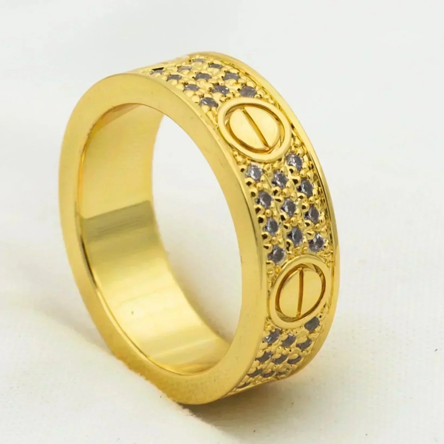 [Psychic Jewelrys]LOVE RING 5.5MM DIAMONDS PAVED