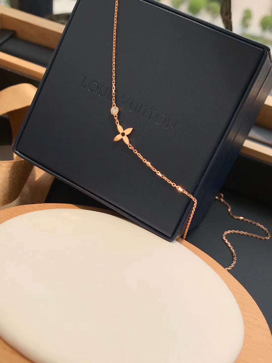 [Psychic Jewelrys]BLOSSOM PENDANT PINK GOLD AND DIAMOND