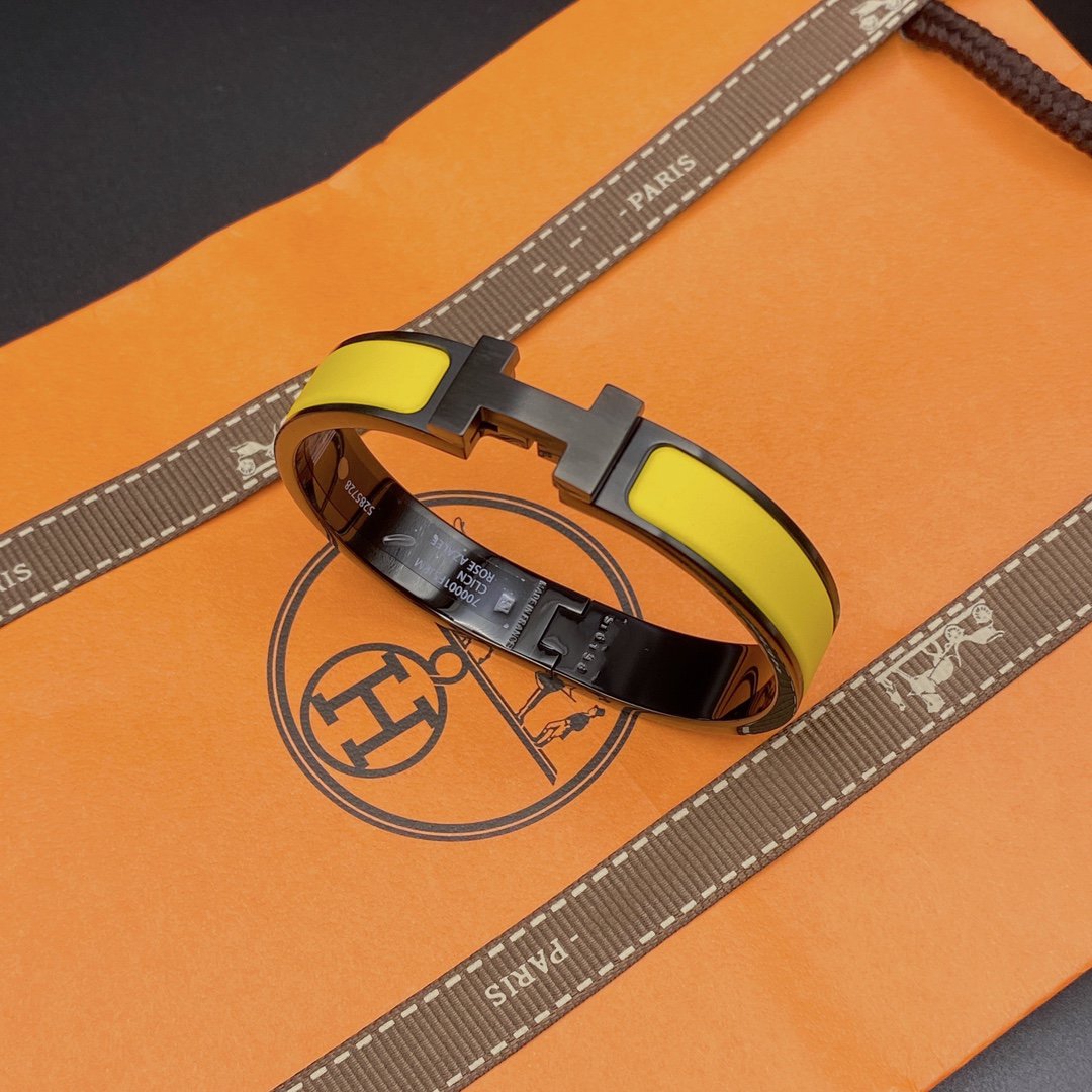 [Psychic Jewelrys]CLIC HM SO BLACK YELLOW BRACELET