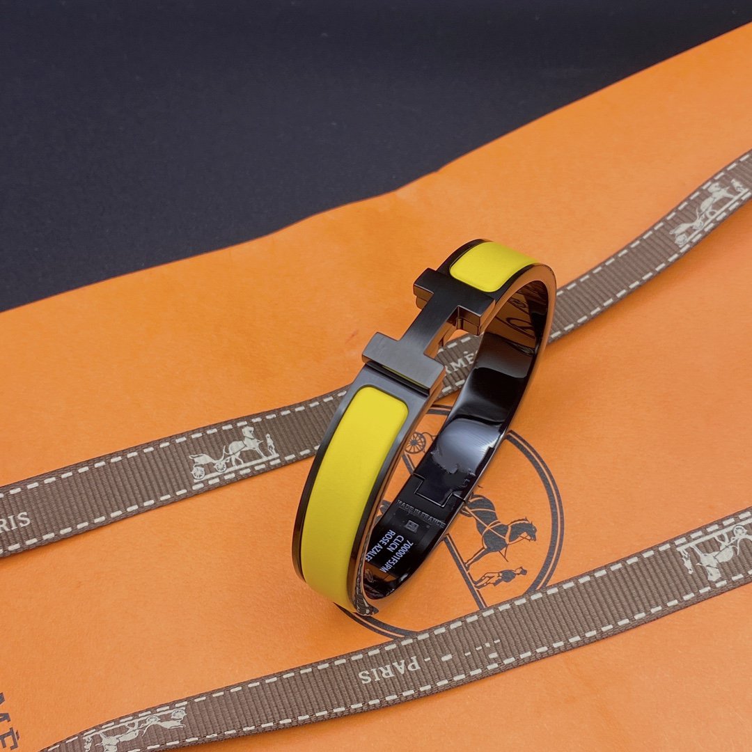 [Psychic Jewelrys]CLIC HM SO BLACK YELLOW BRACELET