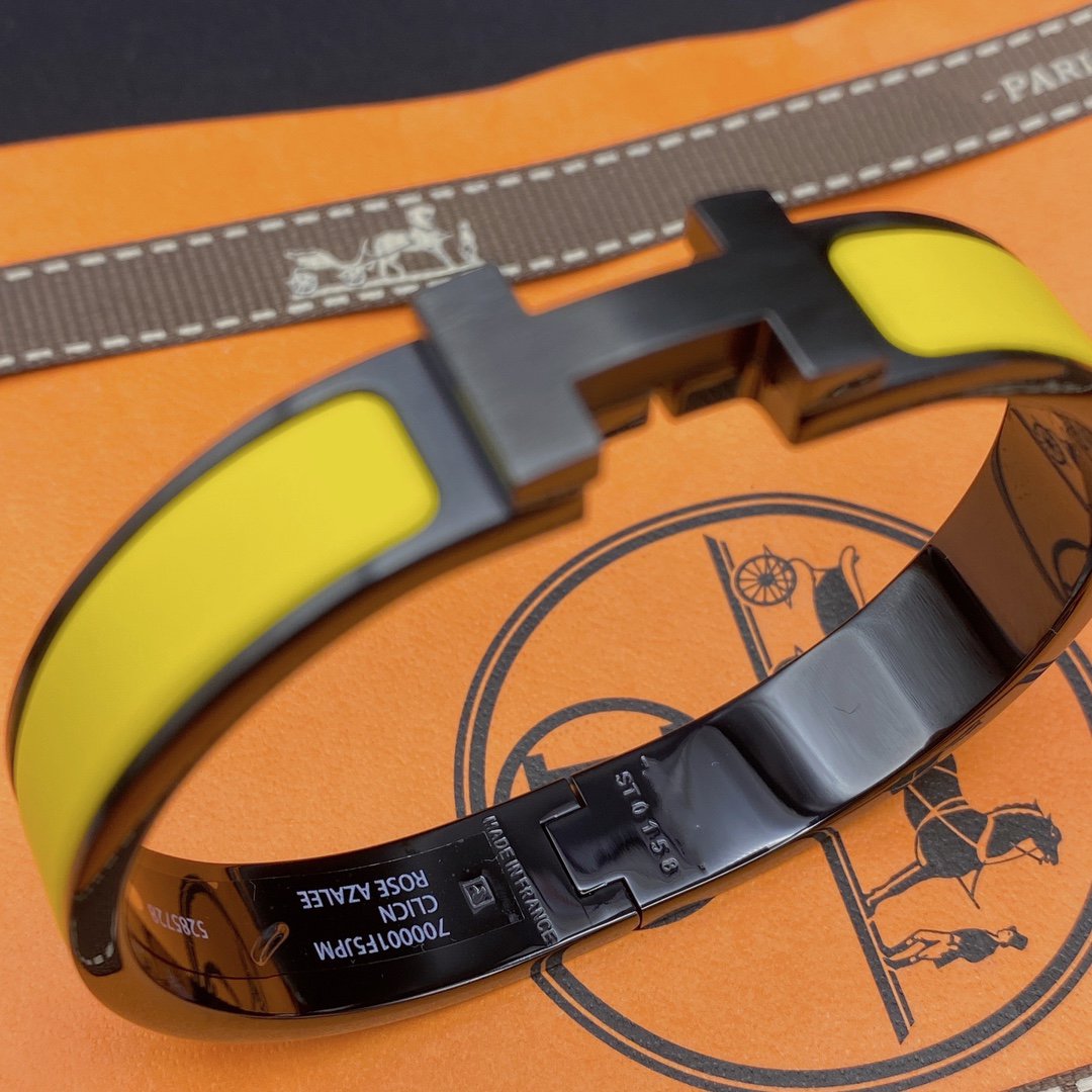 [Psychic Jewelrys]CLIC HM SO BLACK YELLOW BRACELET