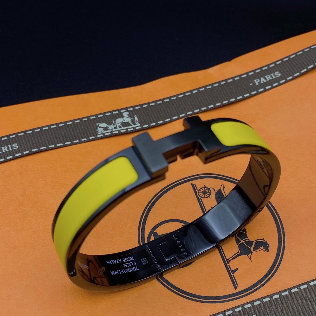 [Psychic Jewelrys]CLIC HM SO BLACK YELLOW BRACELET