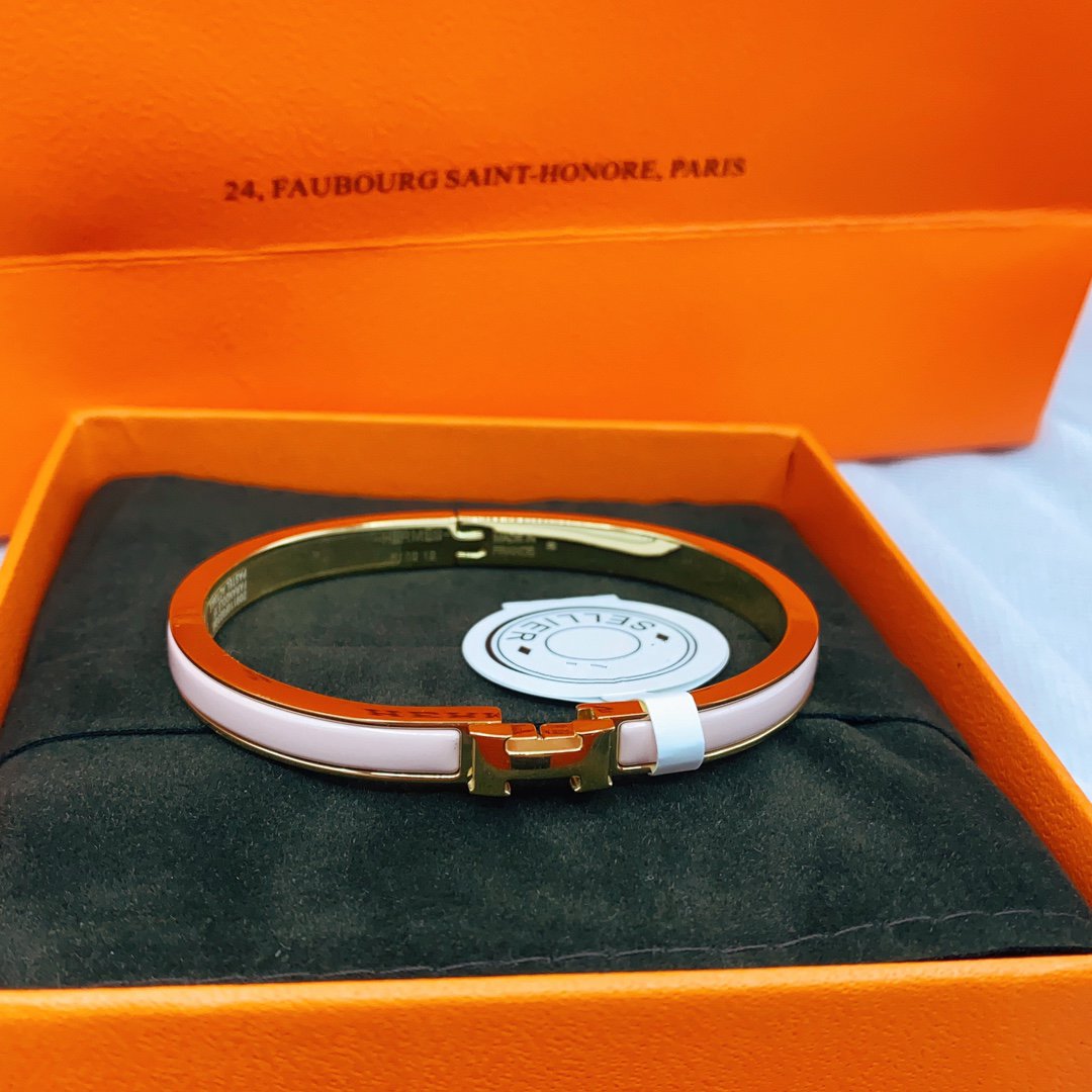 [Psychic Jewelrys]CLASSIC HM CLIC  PINK 8MM ENAMEL BRACELET