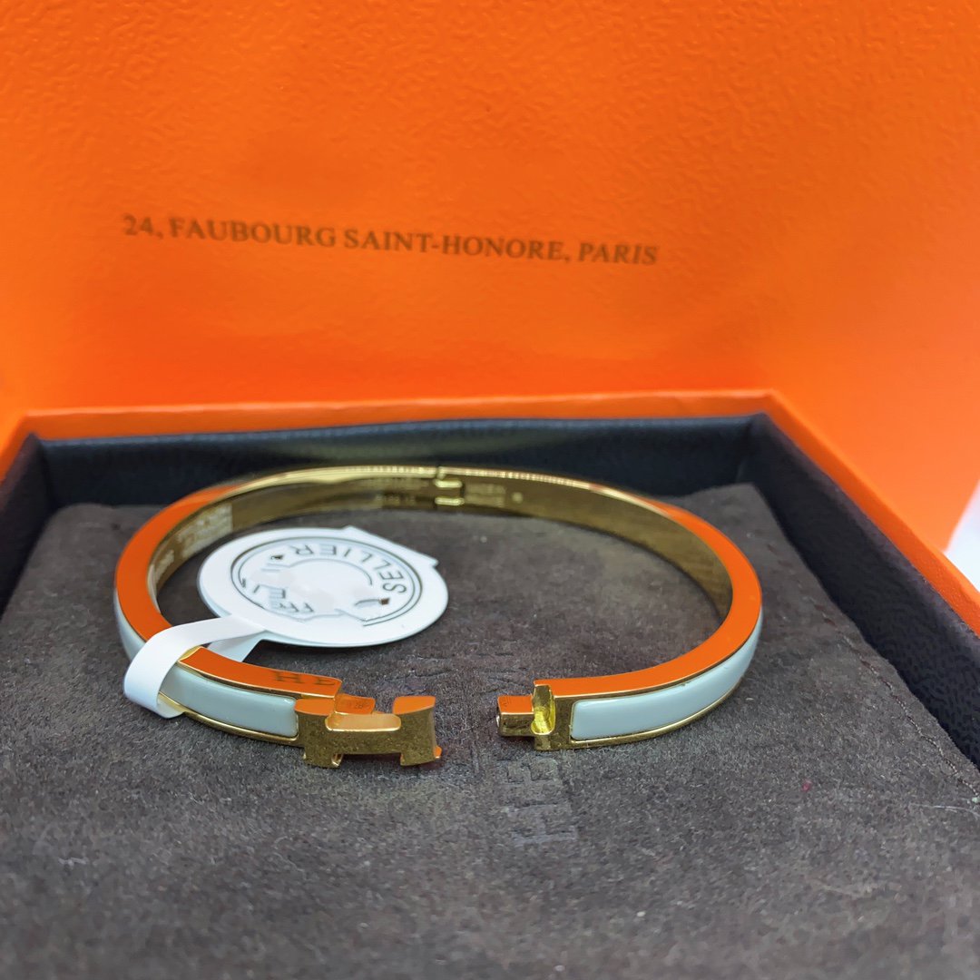 [Psychic Jewelrys]CLASSIC HM CLIC GREEN 8MM ENAMEL BRACELET
