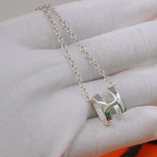[Psychic Jewelrys]HM NECKLACE H LETTER OVAL SERIES