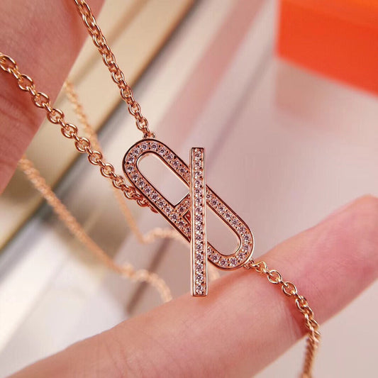 [Psychic Jewelrys]HM FIRE PIG NOSE NECKLACE TRENDY STREET