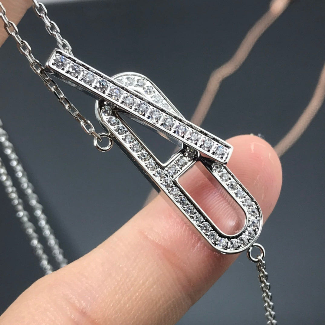 [Psychic Jewelrys]HM NECKLACE PLATINUM ROSE GOLD DIAMOND