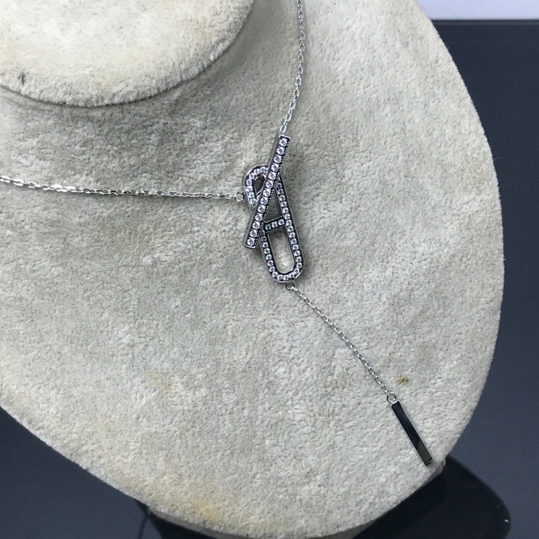[Psychic Jewelrys]HM NECKLACE PLATINUM ROSE GOLD DIAMOND