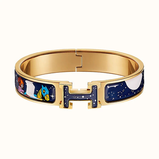 [Psychic Jewelrys]H STAR AND MOON BRACELET 12MM