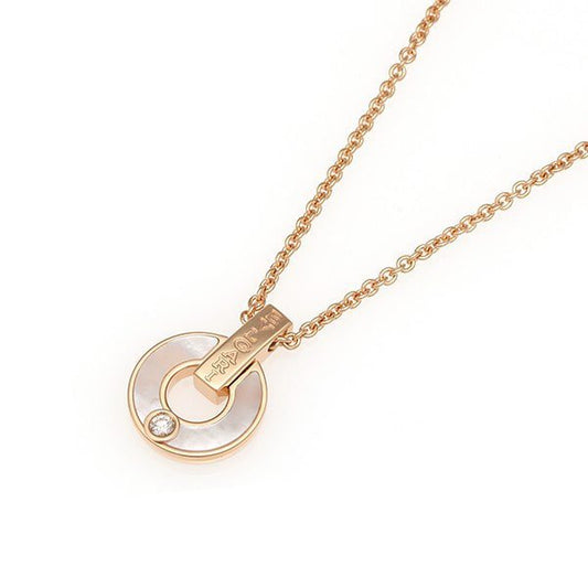 [Psychic Jewelrys]GARI NECKLACE PINK GOLD MOP
