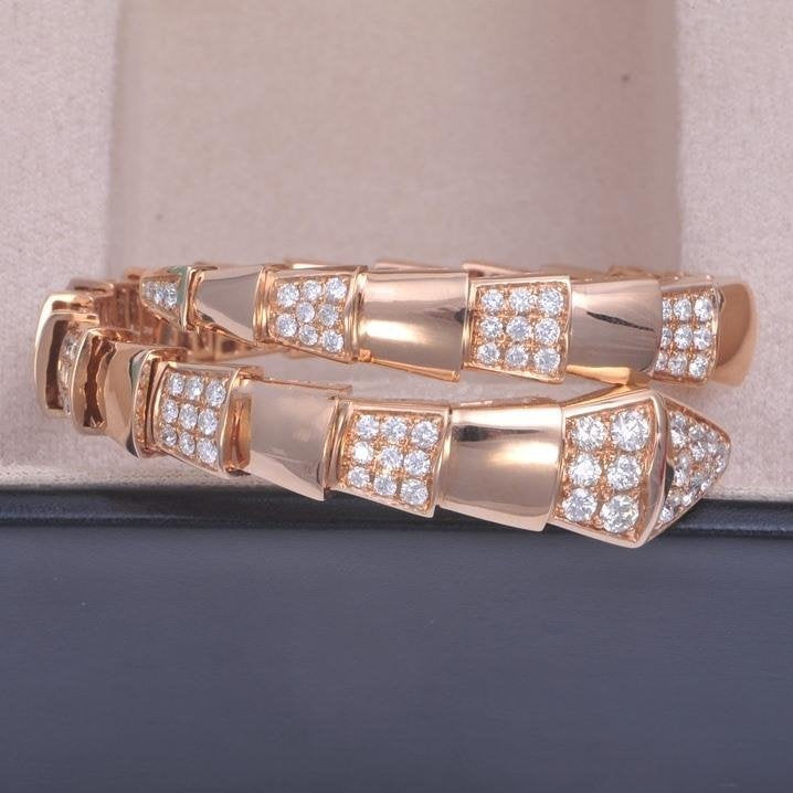 [Psychic Jewelrys]SERPENTI BRACELET PINK GOLD DIAMOND