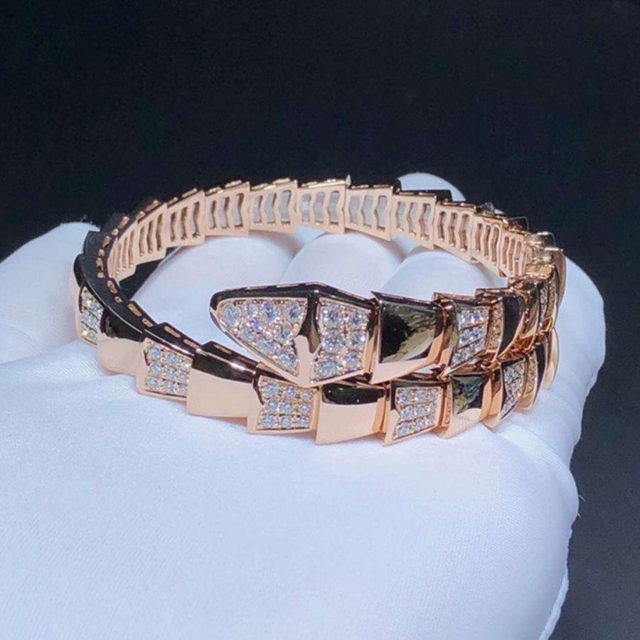 [Psychic Jewelrys]SERPENTI BRACELET PINK GOLD DIAMOND