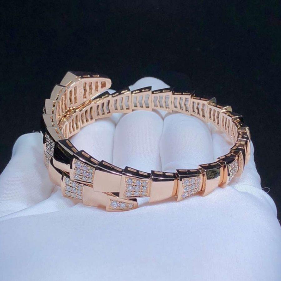 [Psychic Jewelrys]SERPENTI BRACELET PINK GOLD DIAMOND