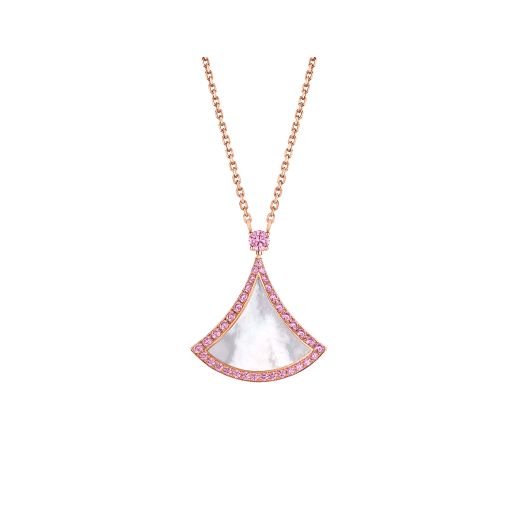[Psychic Jewelrys]DREAM NECKLACE MOP DIAMOND PINK