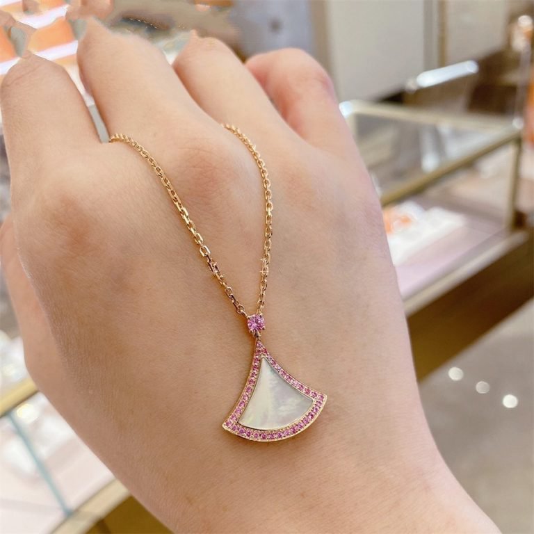 [Psychic Jewelrys]DREAM NECKLACE MOP DIAMOND PINK