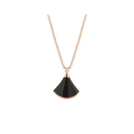 [Psychic Jewelrys]DREAM NECKLACE ONYX 1 DIAMOND