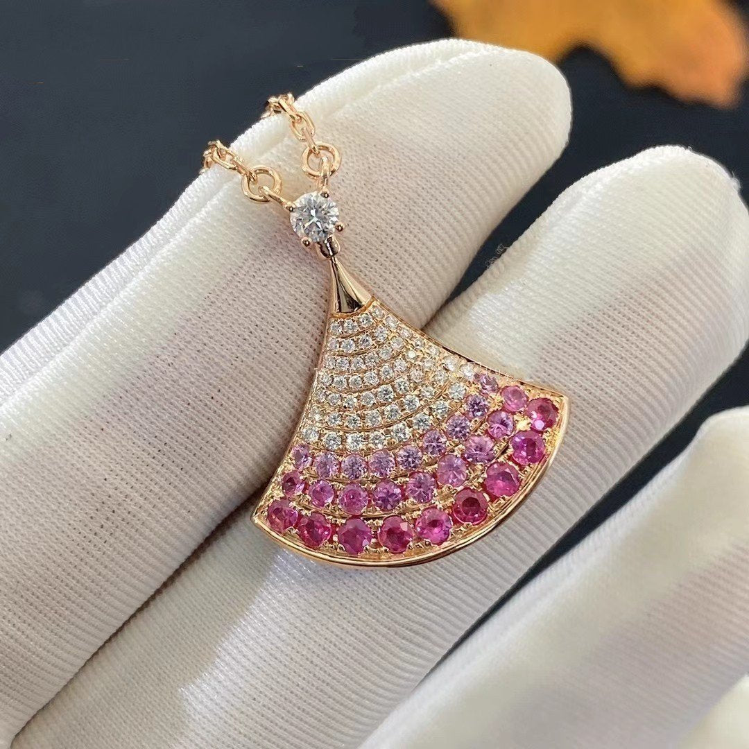 [Psychic Jewelrys]DREAM NECKLACE PINK GOLD PINK DIAMOND