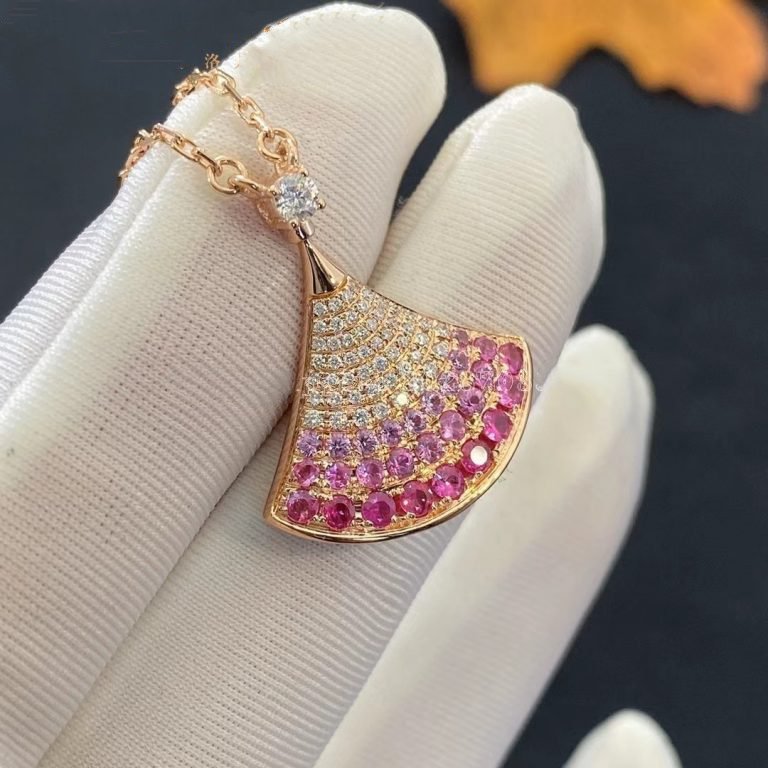 [Psychic Jewelrys]DREAM NECKLACE PINK GOLD PINK DIAMOND