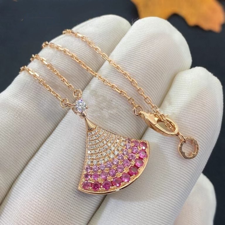 [Psychic Jewelrys]DREAM NECKLACE PINK GOLD PINK DIAMOND
