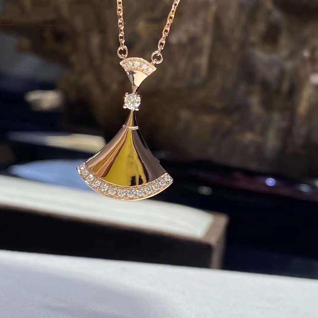 [Psychic Jewelrys]DREAM NECKLACE PINK GOLD DIAMOND