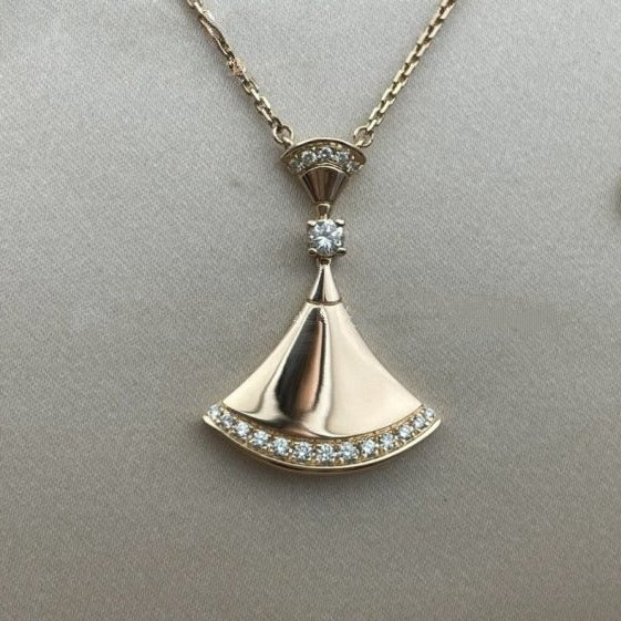 [Psychic Jewelrys]DREAM NECKLACE PINK GOLD DIAMOND