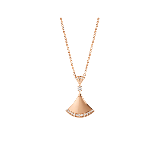 [Psychic Jewelrys]DREAM NECKLACE PINK GOLD DIAMOND