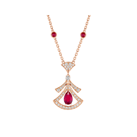 [Psychic Jewelrys]DREAM NECKLACE CARNELIAN DIAMOND PINK GOLD
