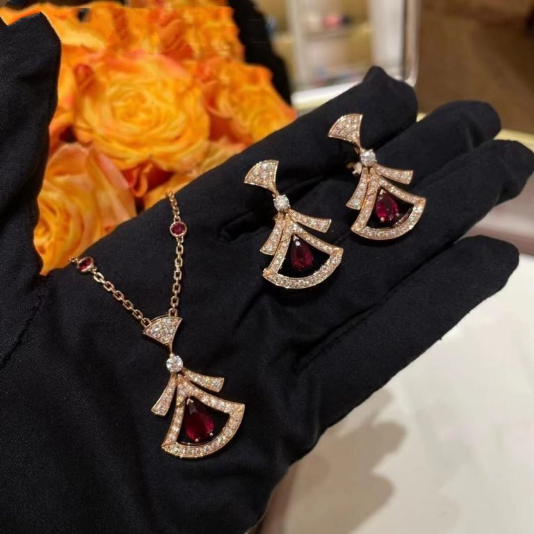 [Psychic Jewelrys]DREAM NECKLACE CARNELIAN DIAMOND PINK GOLD