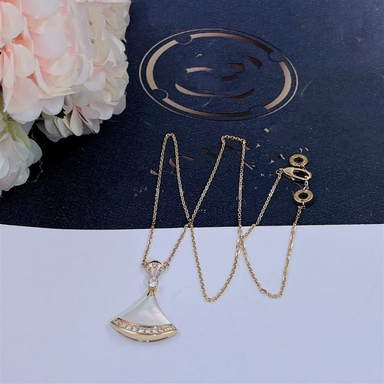 [Psychic Jewelrys]DREAM NECKLACE MOP GOLD DIAMOND