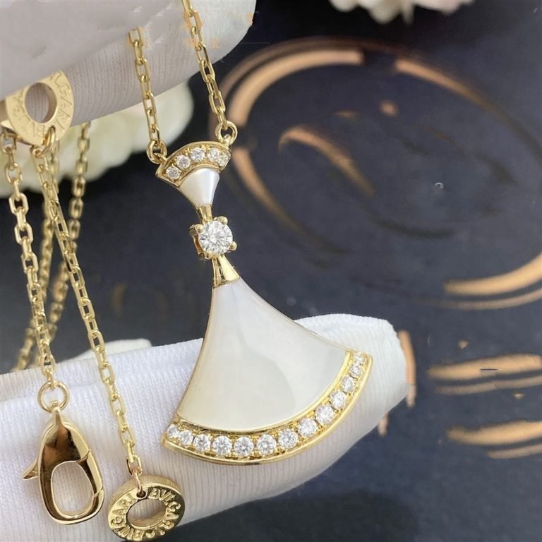 [Psychic Jewelrys]DREAM NECKLACE MOP GOLD DIAMOND