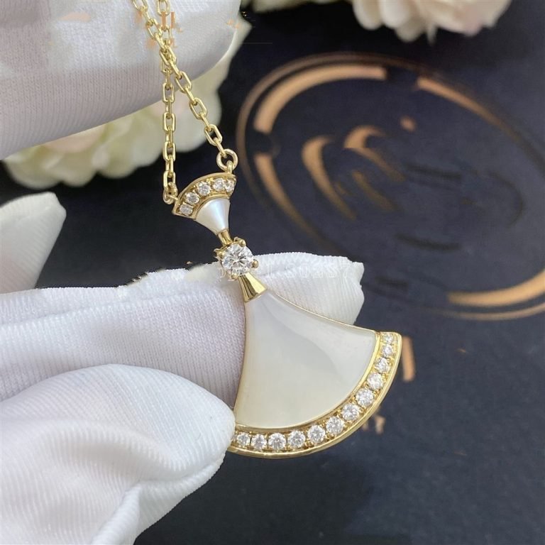 [Psychic Jewelrys]DREAM NECKLACE MOP GOLD DIAMOND