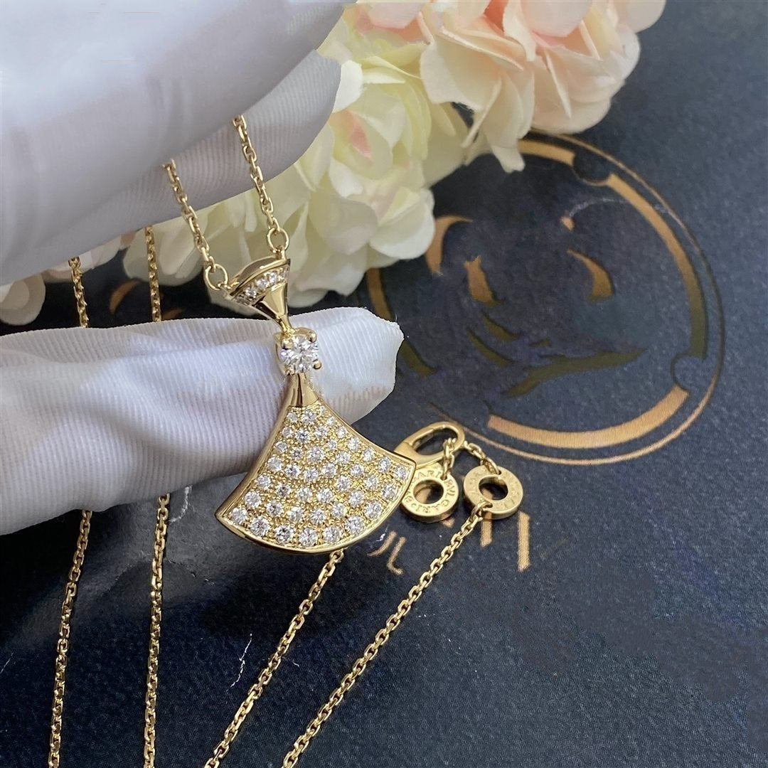 [Psychic Jewelrys]DREAM NECKLACE GOLD FULL DIAMOND