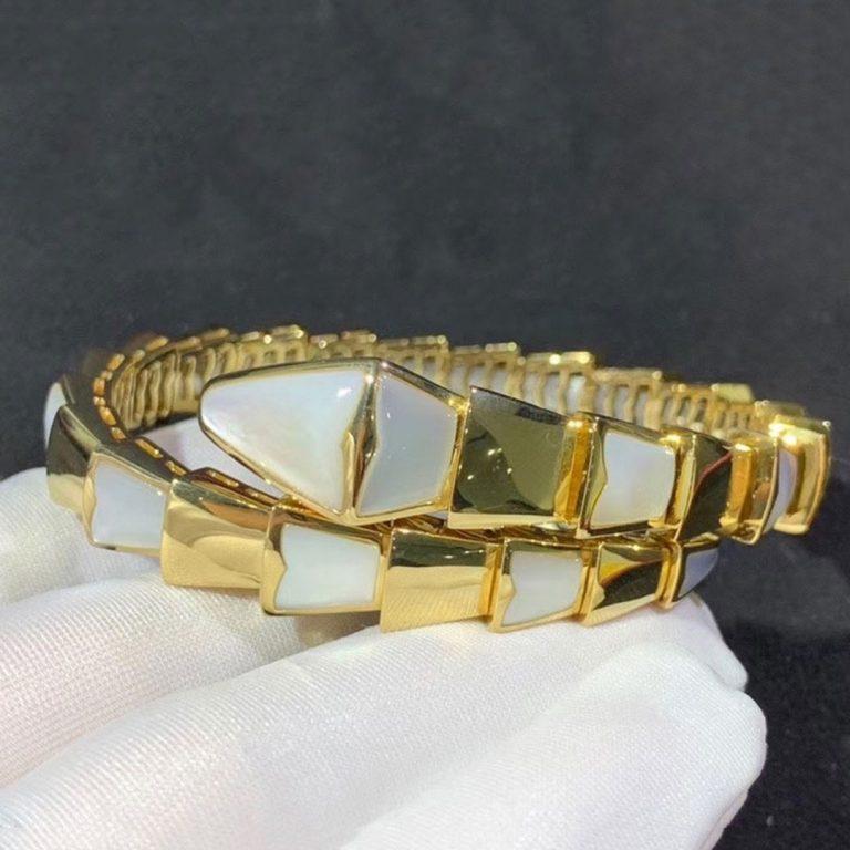 [Psychic Jewelrys]SERPENTI BRACELET MOP GOLD