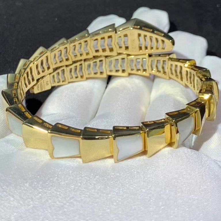 [Psychic Jewelrys]SERPENTI BRACELET MOP GOLD