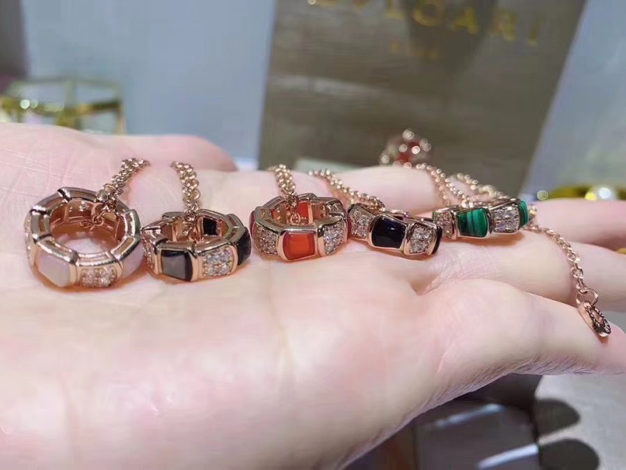 [Psychic Jewelrys]SERPENTI PEDANT DIAMOND NECKLACE